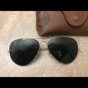 Polarized Large Aviator Ray Bans
